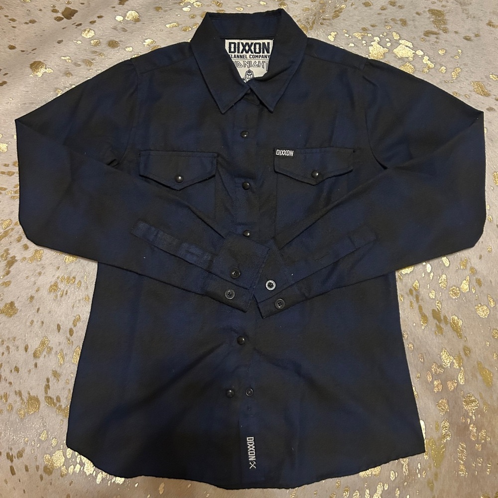 DIXXON Midnight Navy Flannel Shirt